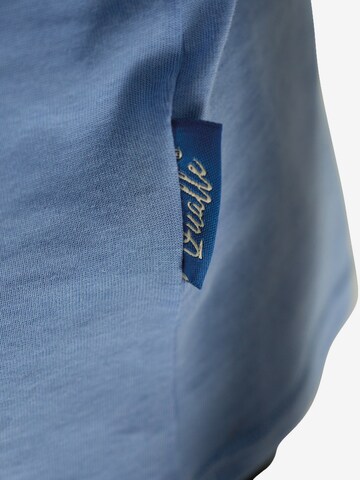 Qualle Shirt 'Streetwear Respekt' in Blue