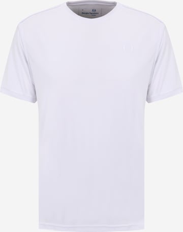 T-Shirt fonctionnel Sergio Tacchini en blanc : devant