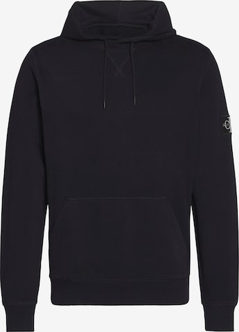 Calvin Klein Jeans Tavaline suurus Dressipluus, värv must: eest vaates