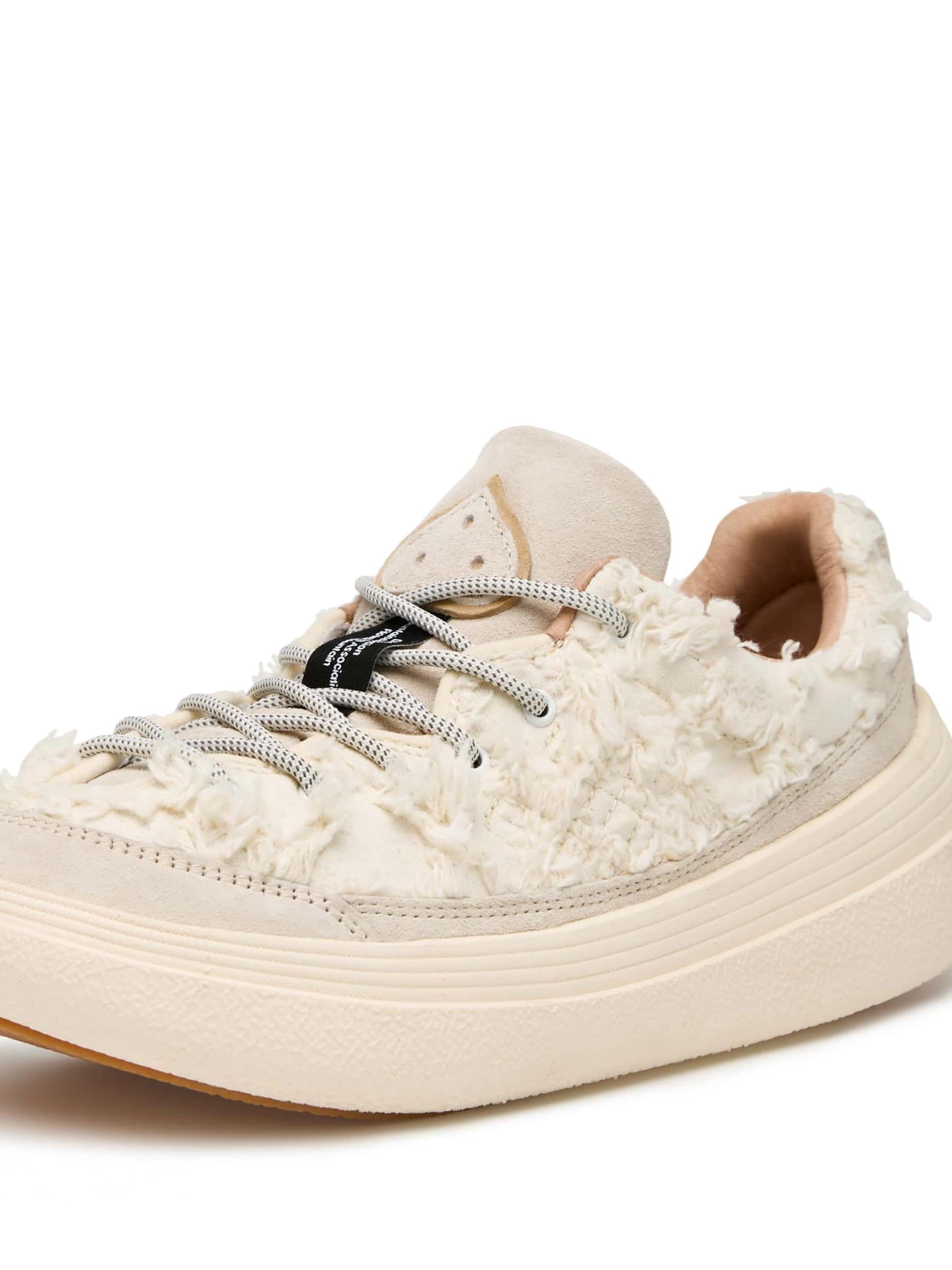 Flower Mountain Platform trainers 'FAMI UNI' in White: front