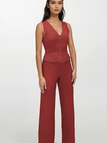 Trend Alaçatı Stili Nadrágkosztüm - piros