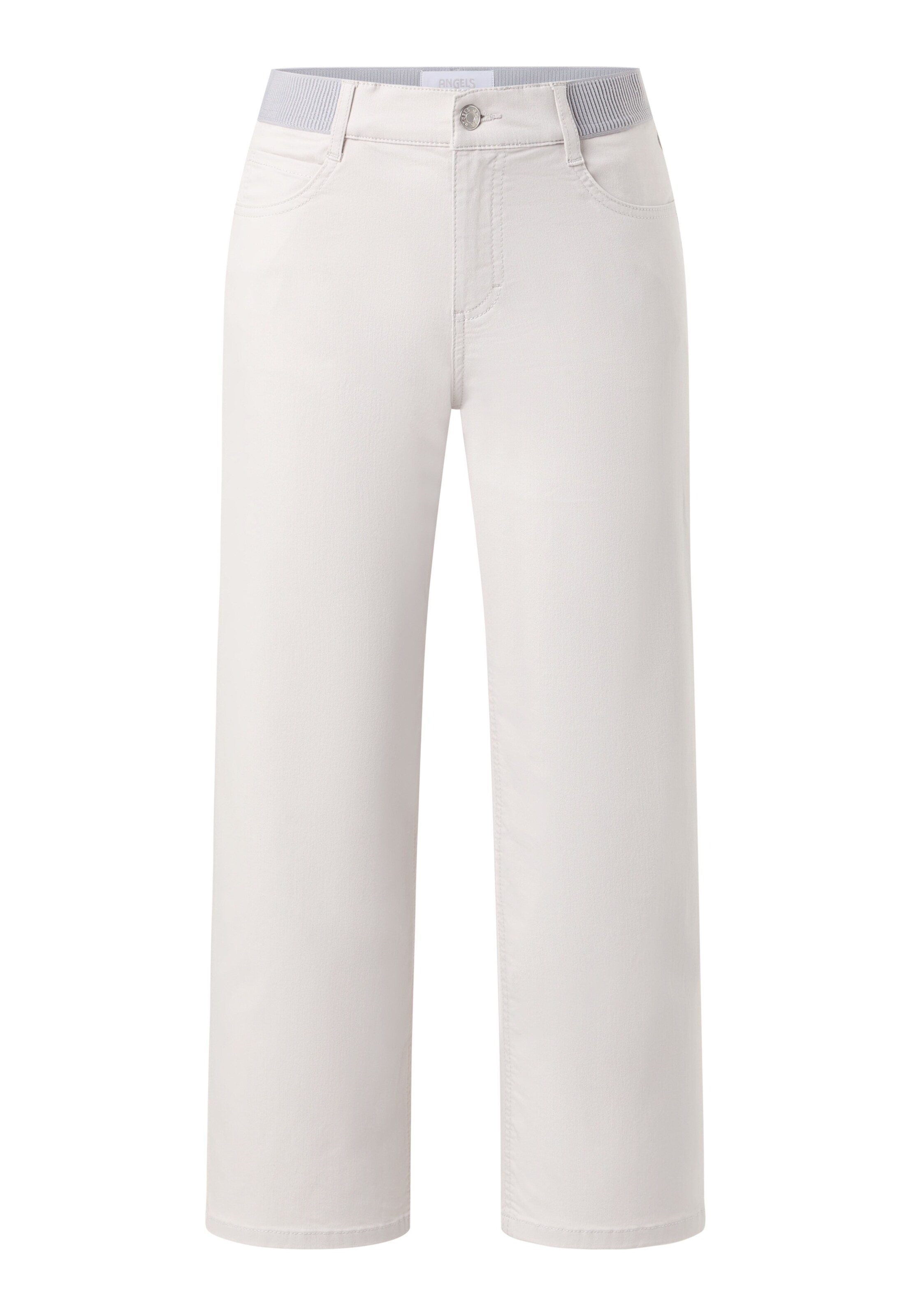 Angels Wide leg Jeans in White: front