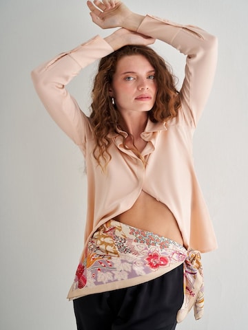SILK & CASHMERE Shirt in Roze