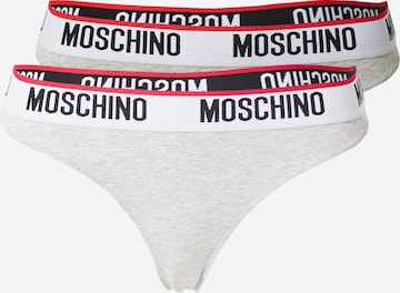 MOSCHINO String in Grijs: voorkant