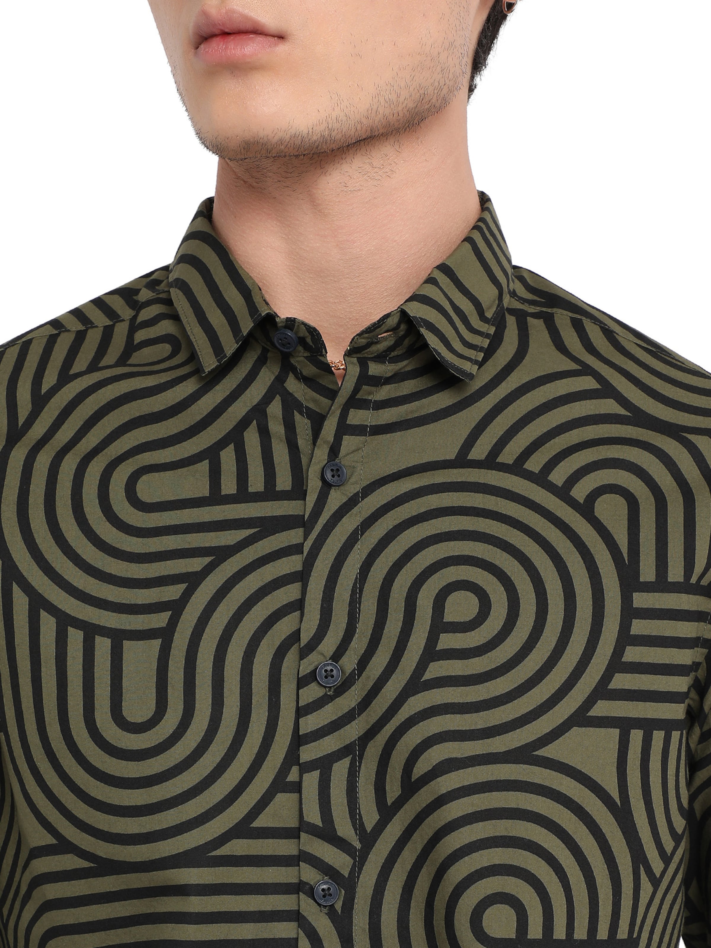 Campus Sutra Μπλουζάκι 'Kayden' σε πράσινο