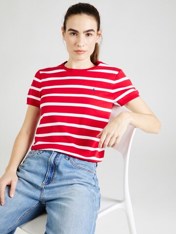 Pull-over Polo Ralph Lauren en rouge : devant