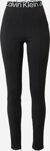 Calvin Klein Jeans Regular Leggings 'MILANO' in Black: front