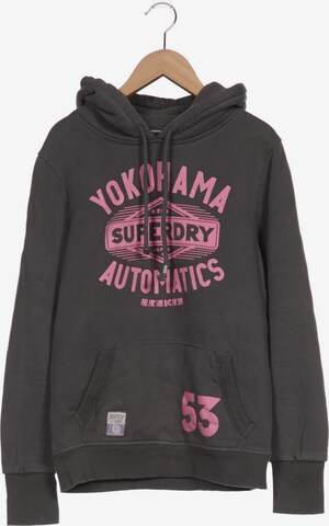 Superdry Kapuzenpullover M in Grau: predná strana