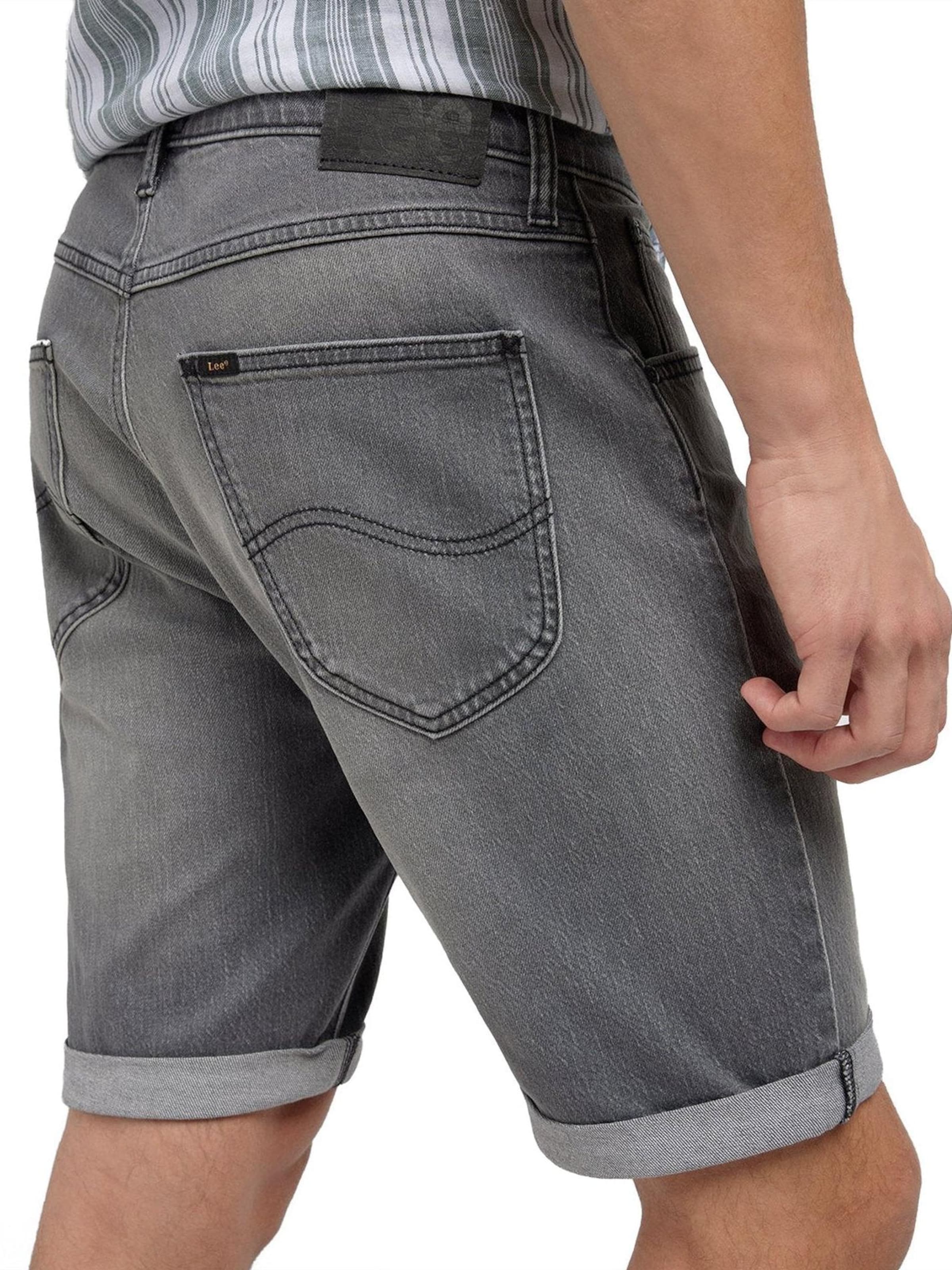 Lee Regular Jeans '5 POCKET SHORTS' in Grey
