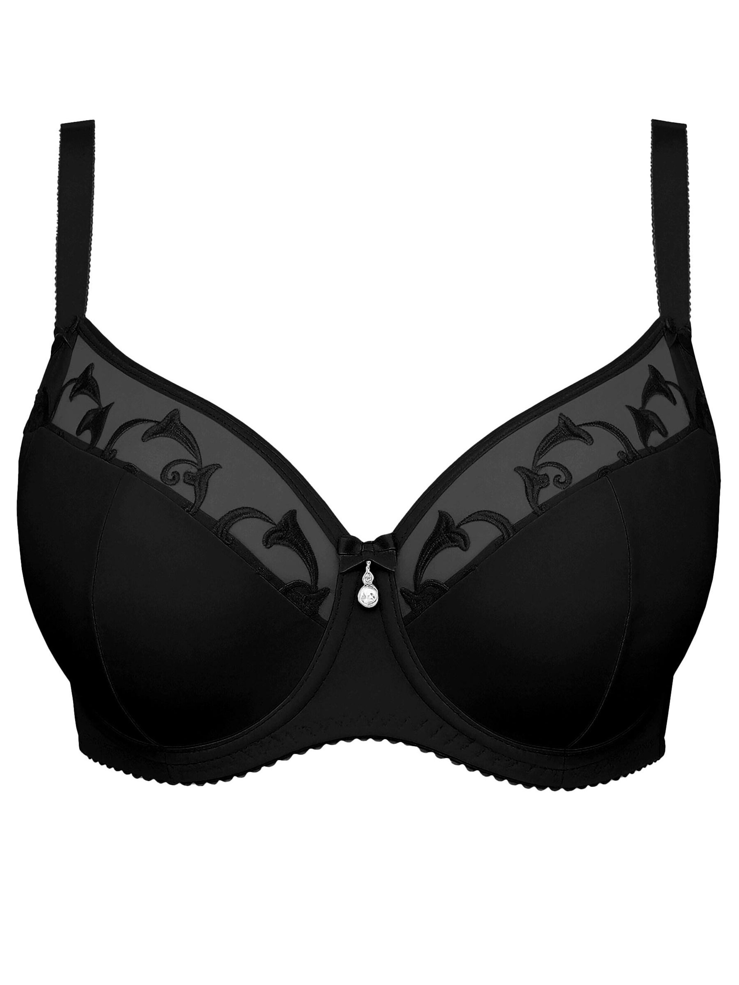 Vivisence Bra '1020' in Black: front