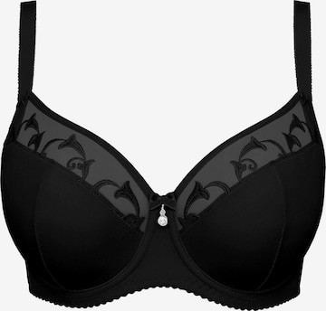 Vivisence Bra '1020' in Black: front