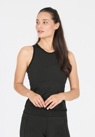 Athlecia Sports top 'Delrey' in Black: front