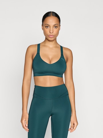 Bustieră Sutien sport 'PWRSHAPE' de la PUMA pe verde: față