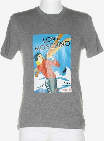 Love Moschino T-Shirt M in Grau: Vorderseite