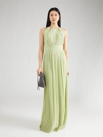 TFNC - Vestido de noche 'SAMIA' en verde: frente