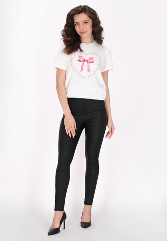 T-shirt faina en blanc