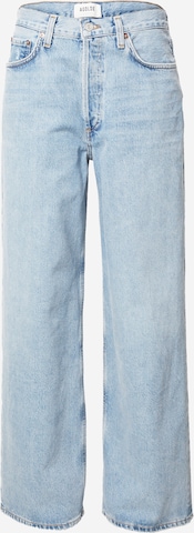 AGOLDE Wide Leg Jeans 'Low Rise Baggy' i blå: forside