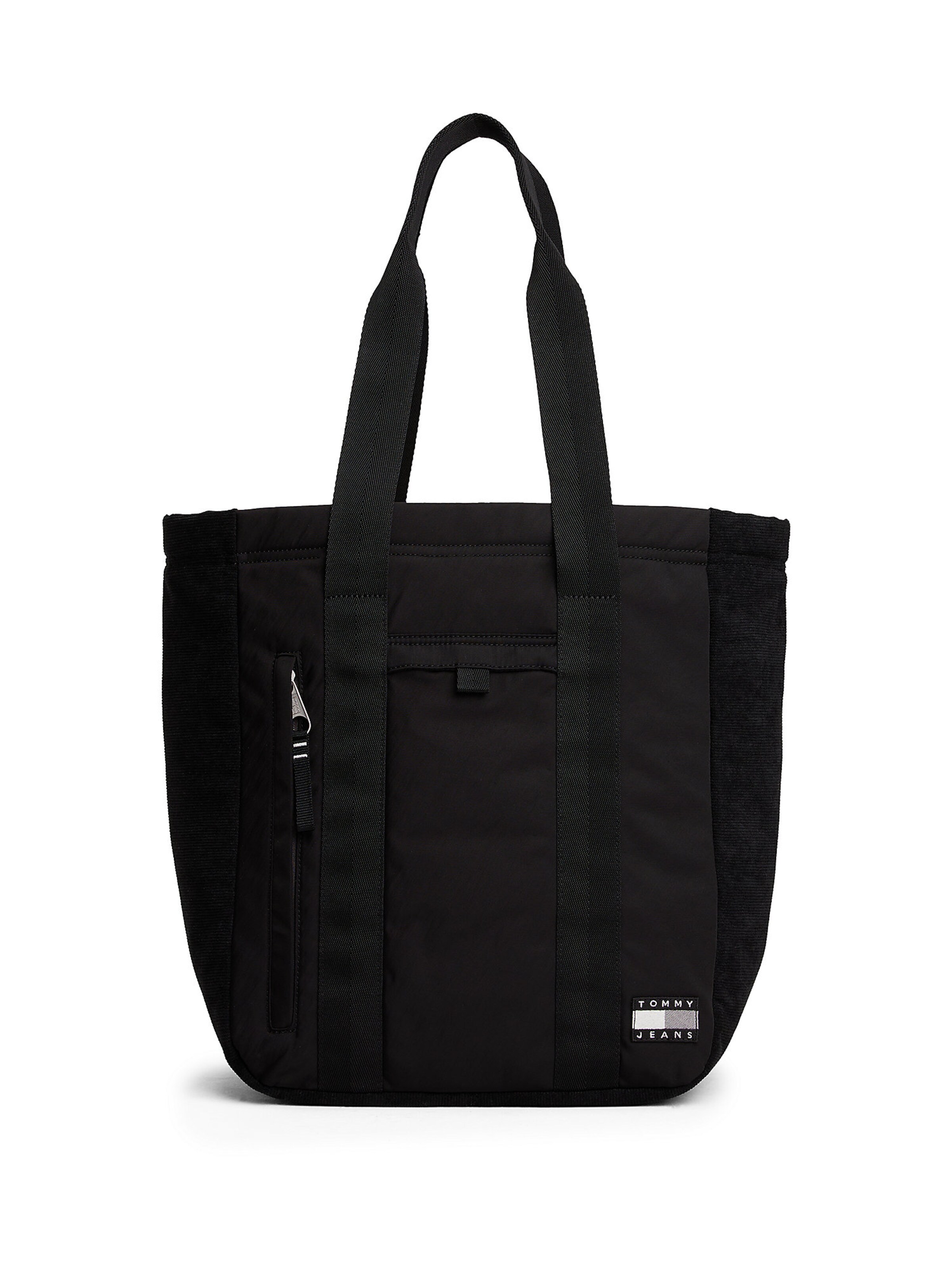 Cabas Tommy Jeans en noir : devant