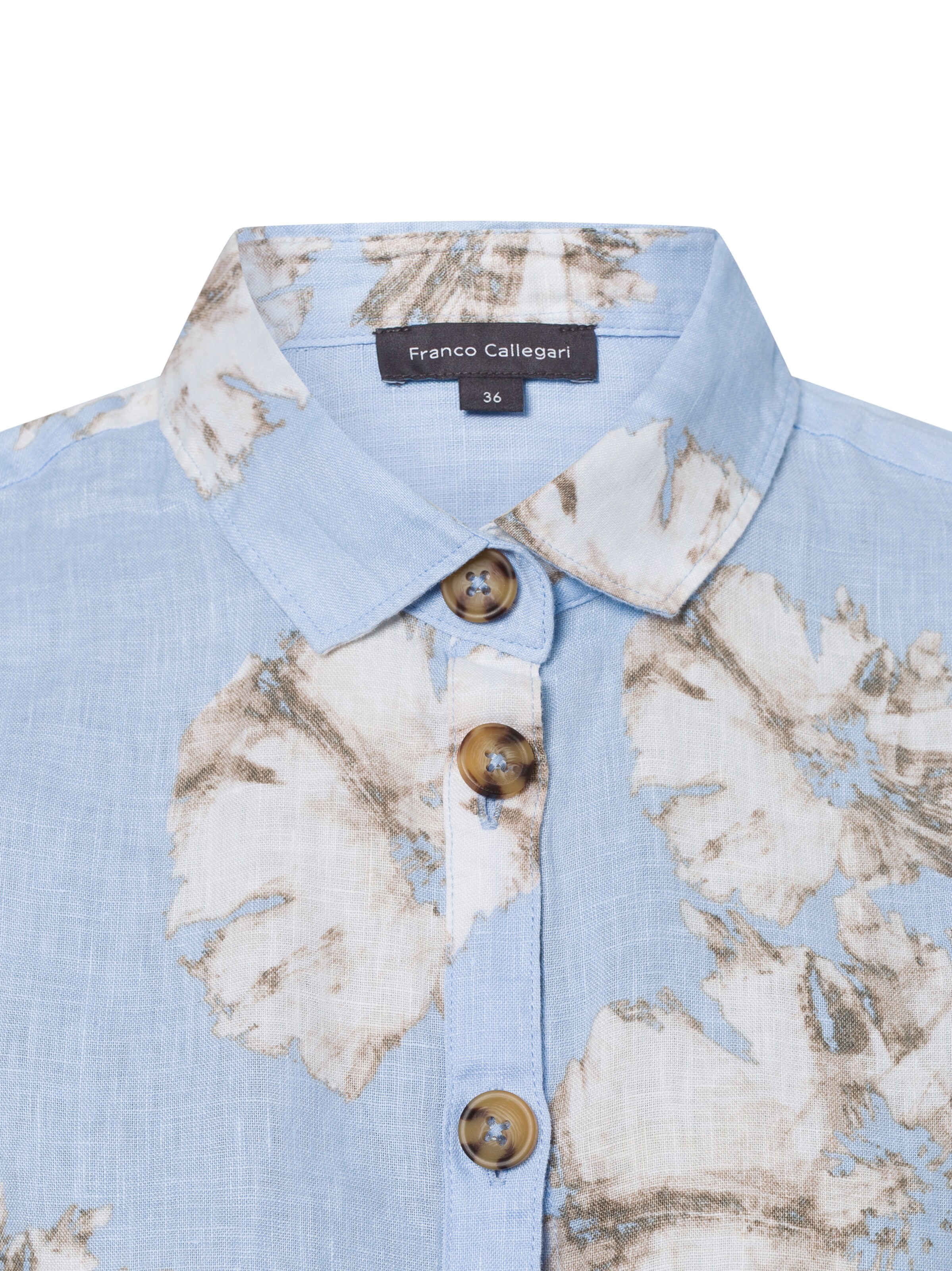 Franco Callegari Bluse in Blau