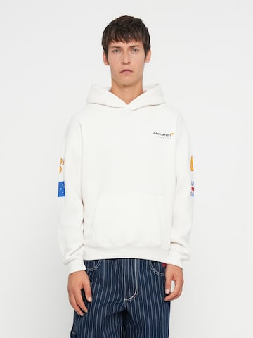 HOLLISTER - Sweatshirt 'F1 MCLAREN' em bege