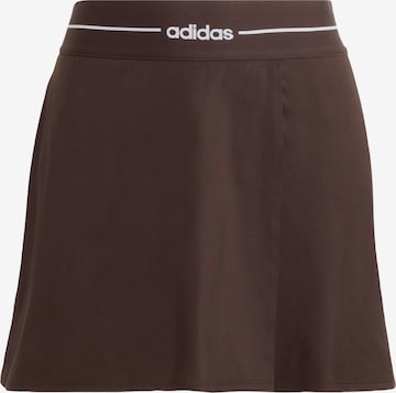 Jupe de sport 'Hyperglam' ADIDAS PERFORMANCE en marron : devant