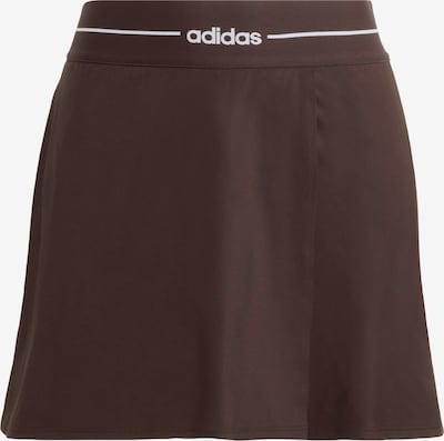 ADIDAS PERFORMANCE Jupe de sport 'Hyperglam' en marron / blanc, Vue avec produit