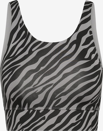 Reggiseno sportivo 'Bustier' di Hey Honey in grigio: frontale