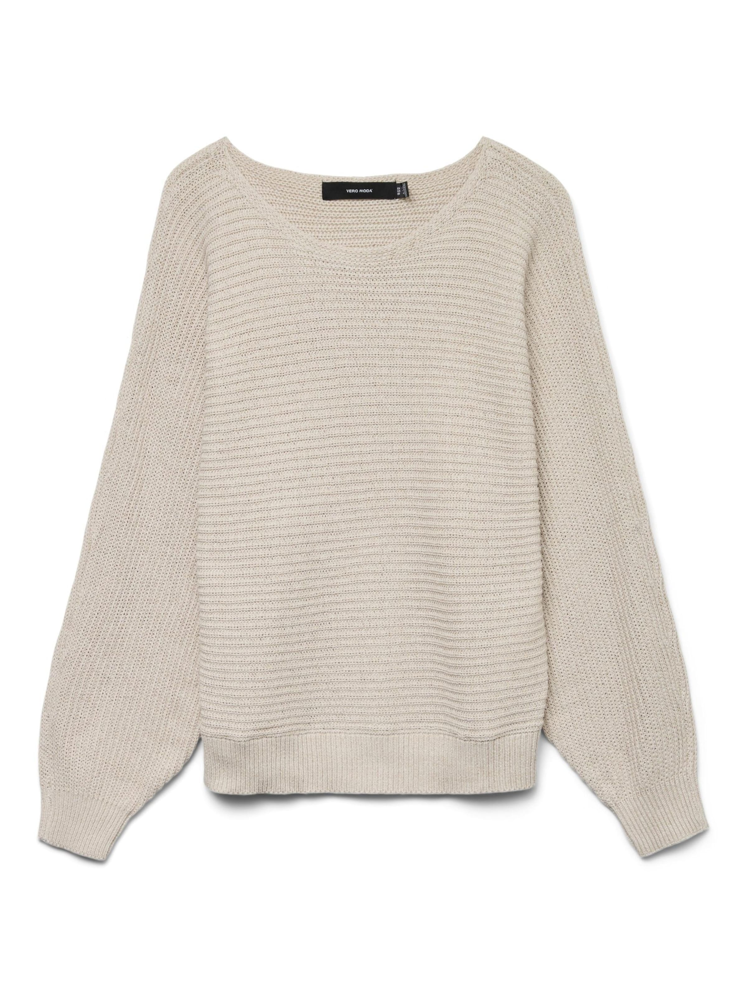 Pull-over 'Lux' VERO MODA en beige : devant