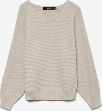 Pull-over 'Lux' VERO MODA en beige : devant