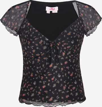 MYMO Blouse in Zwart: voorkant