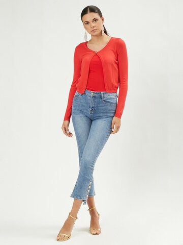 Influencer Top in Rot