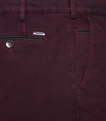 Regular Pantalon chino Meyer Hosen en violet