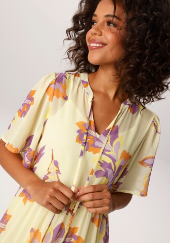 Aniston CASUAL Summer Dress in Yellow