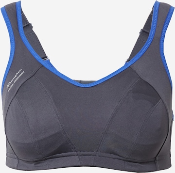 SHOCK ABSORBER Bralette Sports Bra in Blue: front