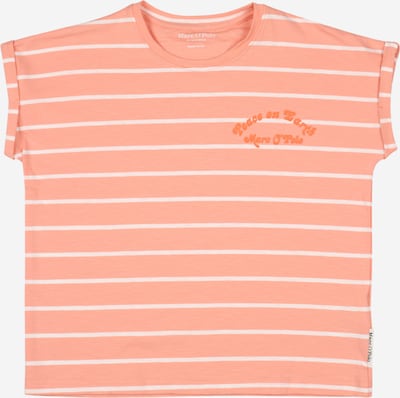 Tricou Marc O'Polo Junior pe portocaliu piersică / alb, Vizualizare produs
