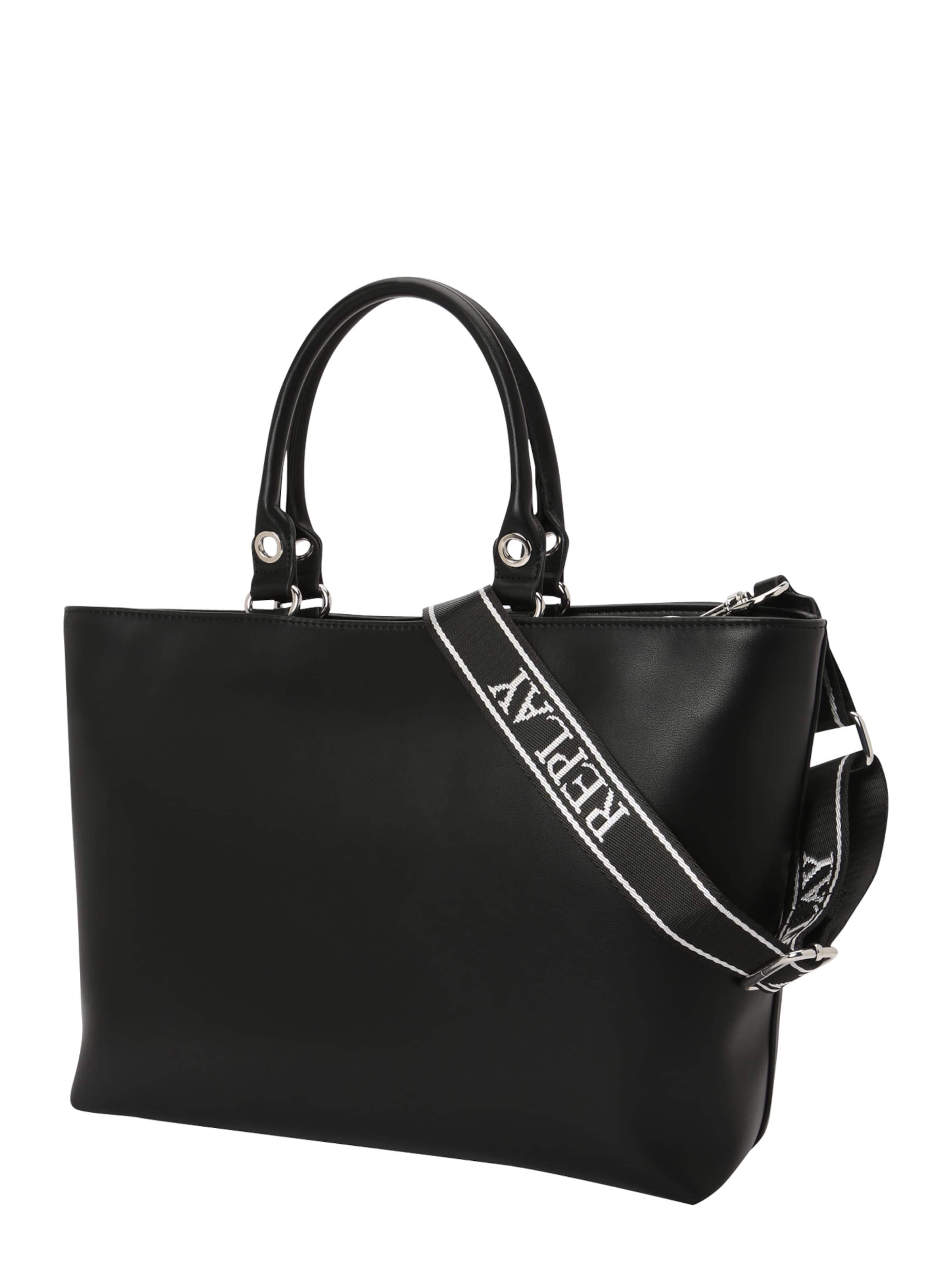 REPLAY Shopper táska - fekete