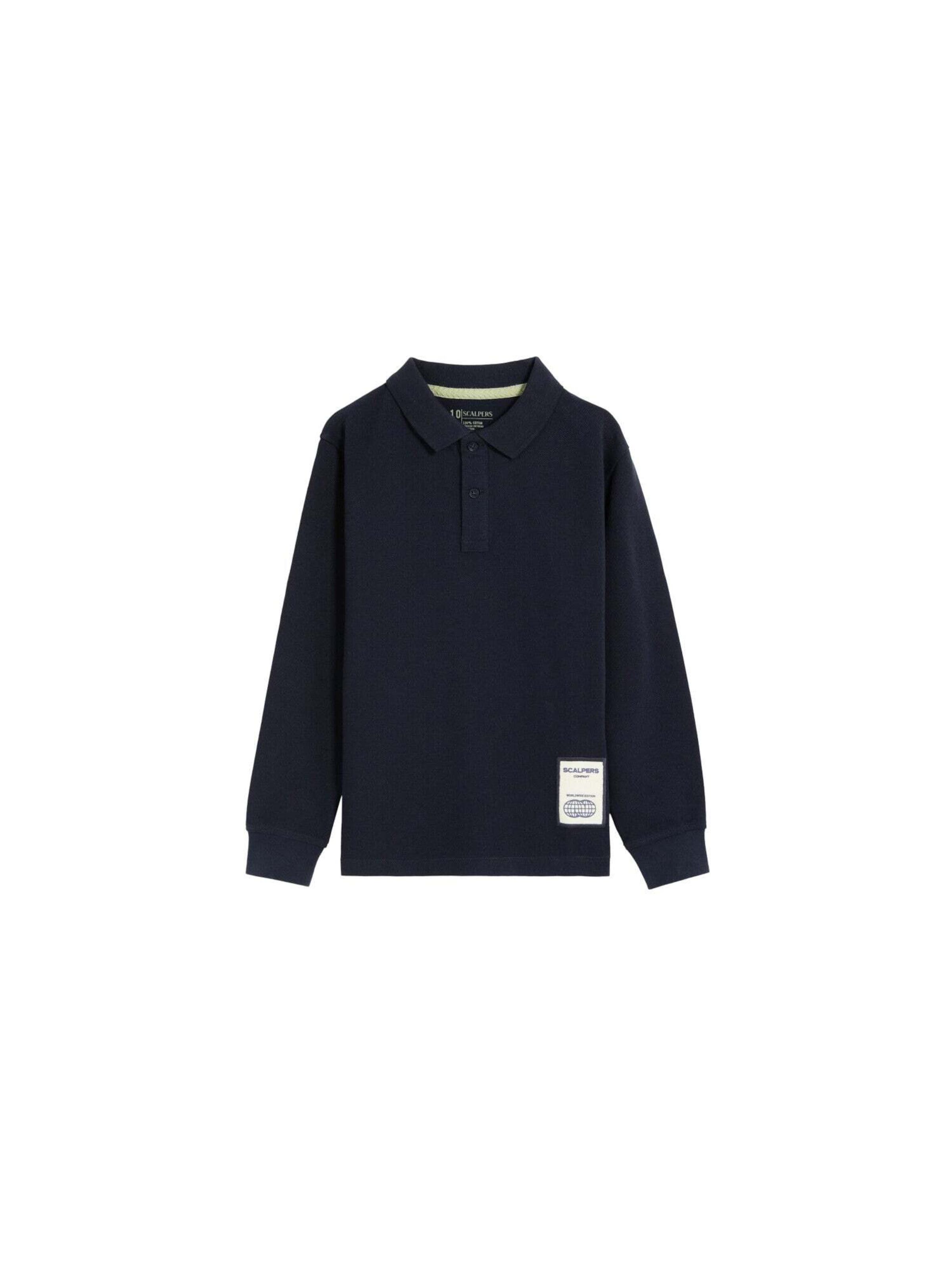 Scalpers Chemise en 98-104 en bleu, Vue avec produit
