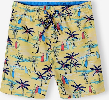 MINOTI - Calções de banho em amarelo: frente