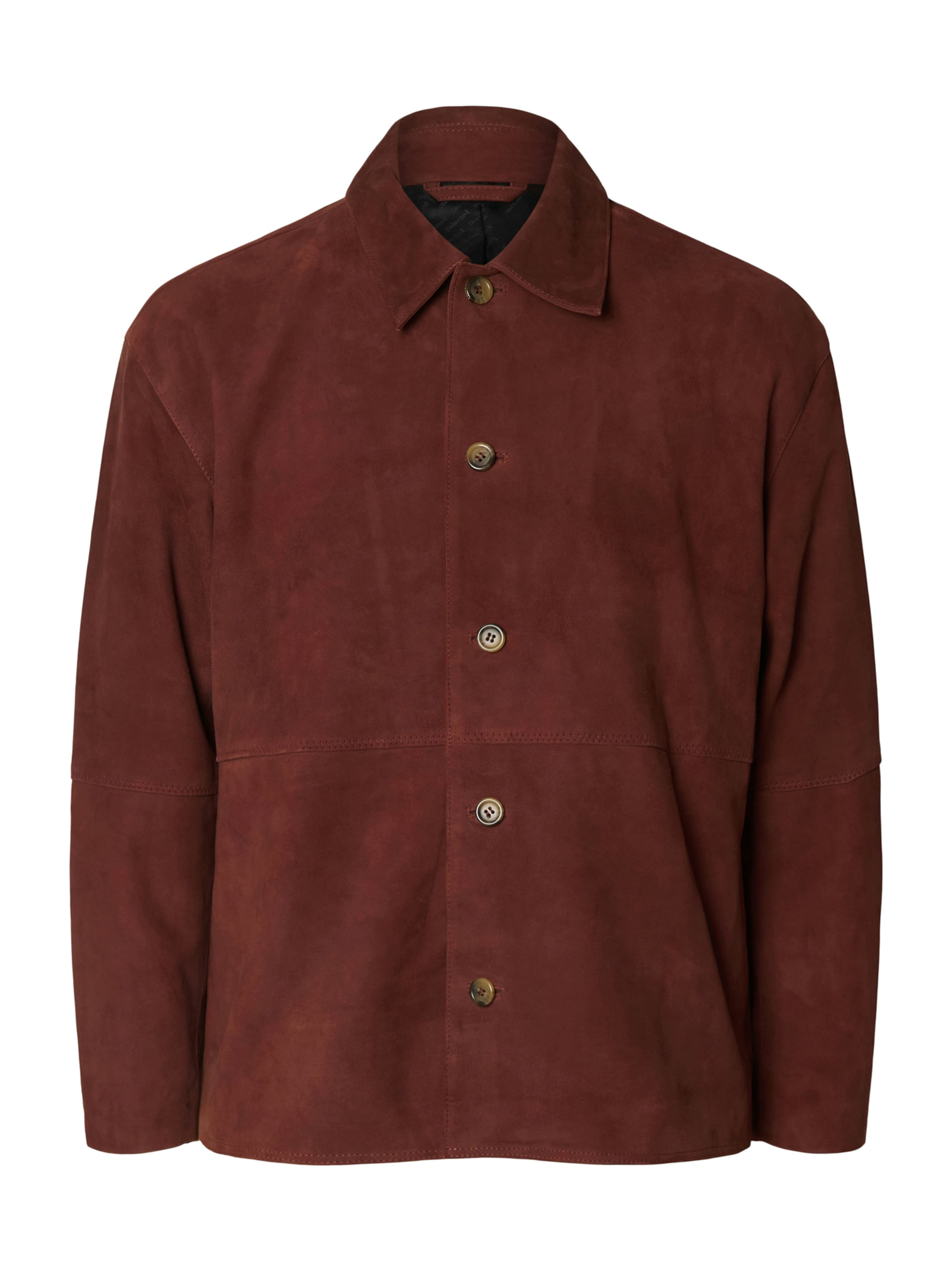 SELECTED Between-Season Jacket 'SLHRORY' in Brown: front