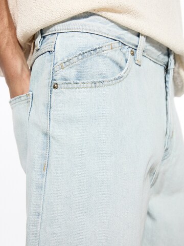 Pull&Bear Loosefit Jeans in Blauw