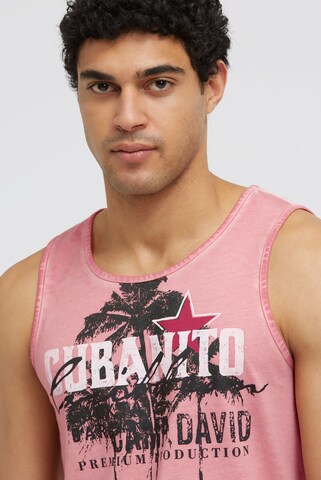 CAMP DAVID Shirt in Red