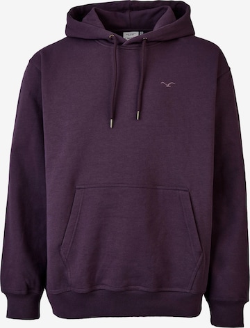 Cleptomanicx Sweatshirt 'Ligull Boxy' in Purple: front