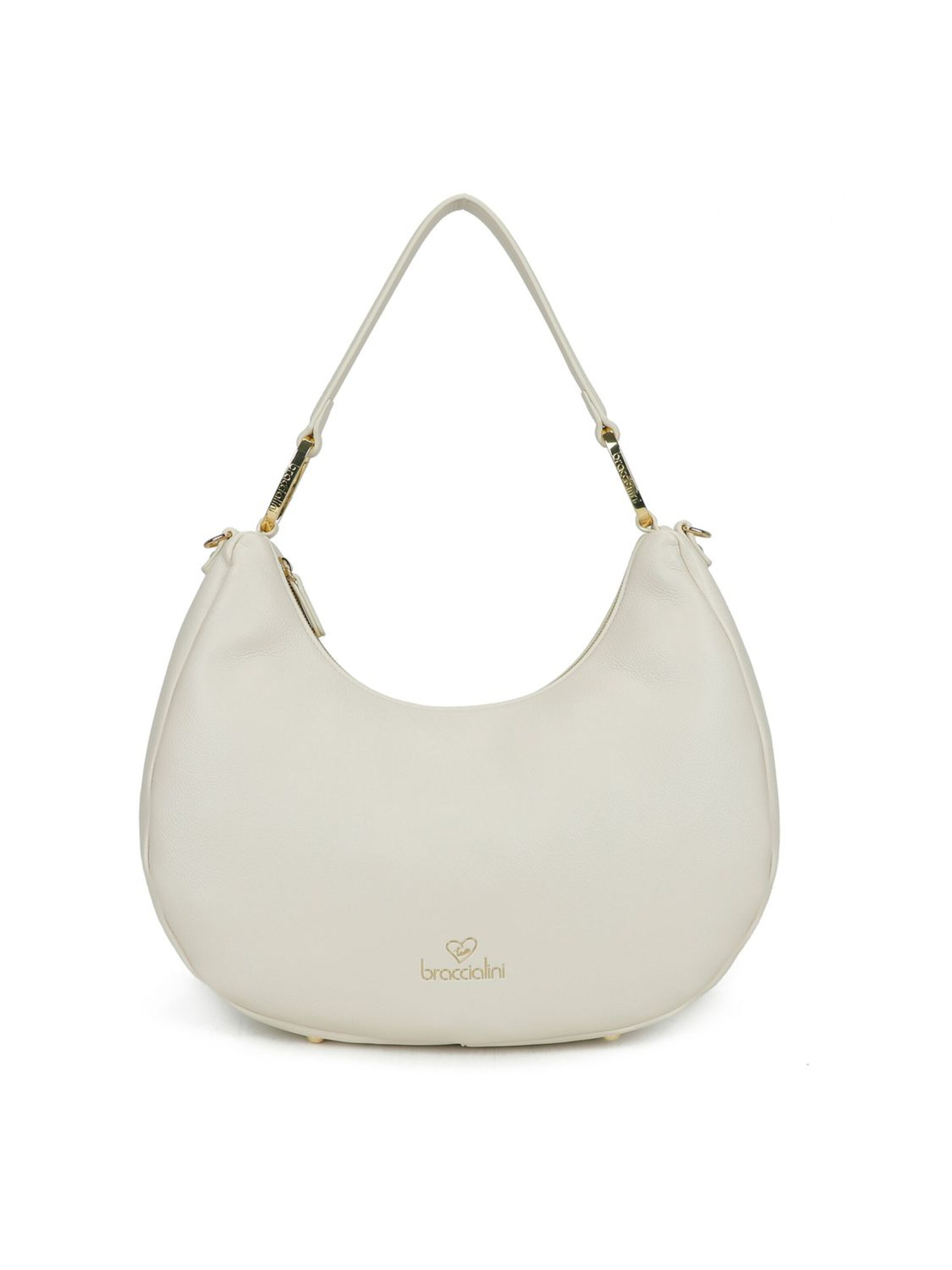 Borsa a spalla 'Amy' di Braccialini in beige: frontale