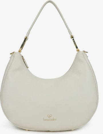 Borsa a spalla 'Amy' di Braccialini in beige: frontale