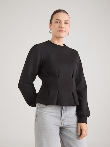 ABOUT YOU Mikina 'Aurelia' - Čierna: predná strana