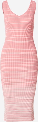 Staud Πλεκτό φόρεμα 'DANA' σε ροζ: μπροστά