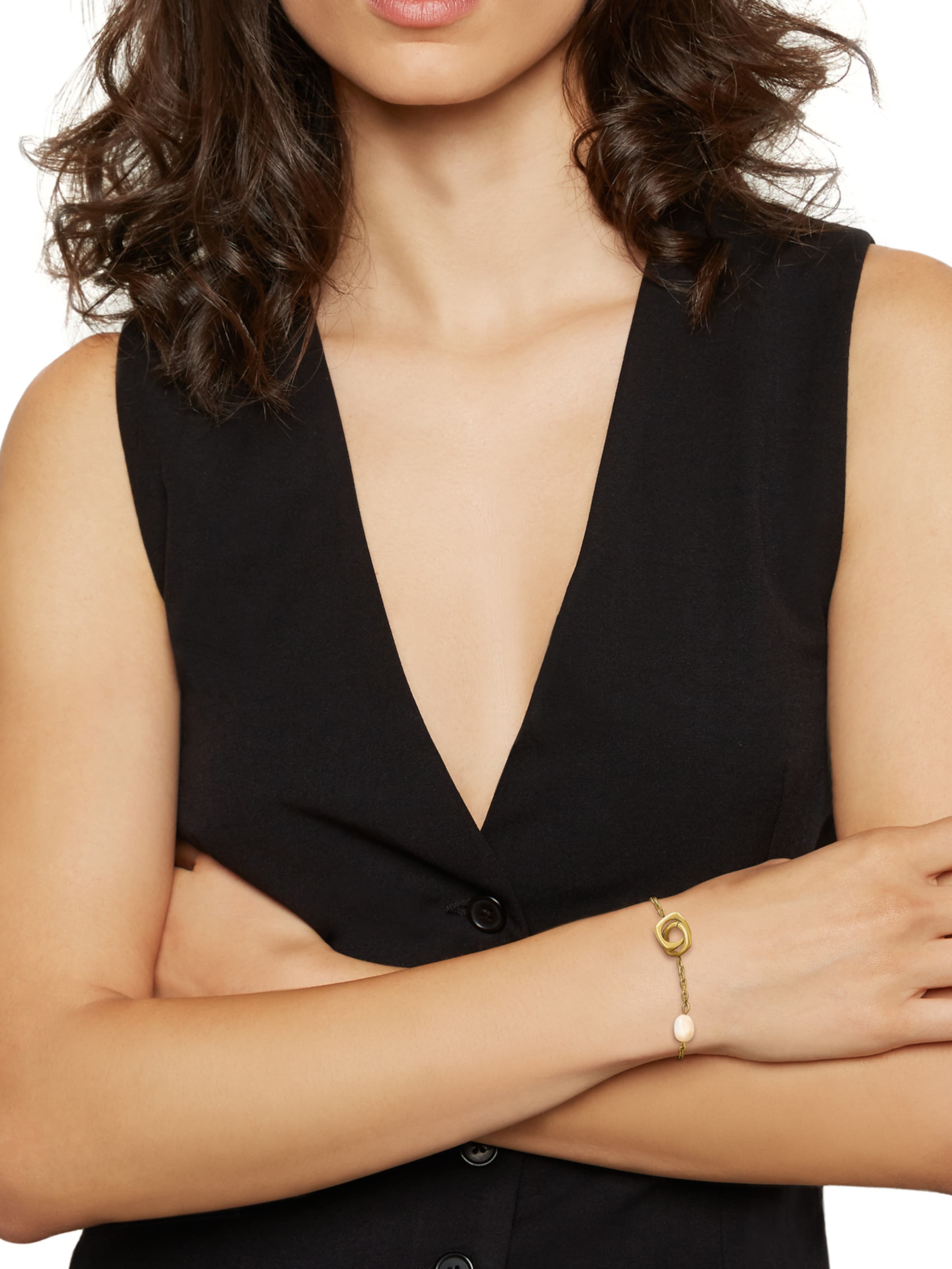 Braccialetto di Breil in oro: frontale