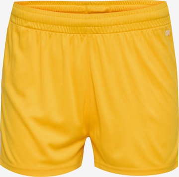 Hummel Sportbroek in Geel: voorkant