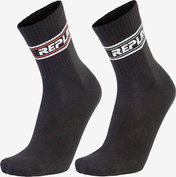REPLAY Socks in Black: front
