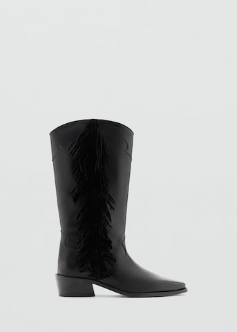 MANGO TEEN Cowboy Boots 'Cata' in Black